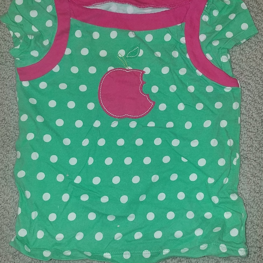 Girls Apple T-shirt 4t